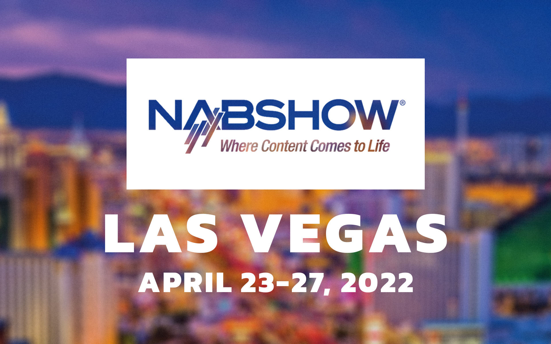 NAB Show 2022